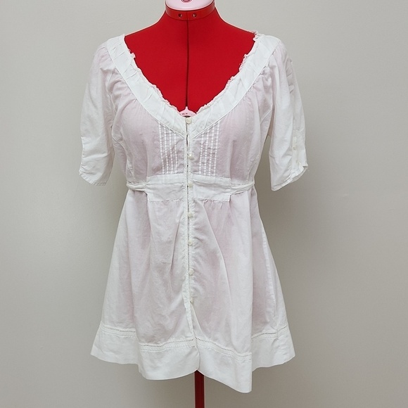 Dkny Tops - DKNY JEANS 100% cotton button down top